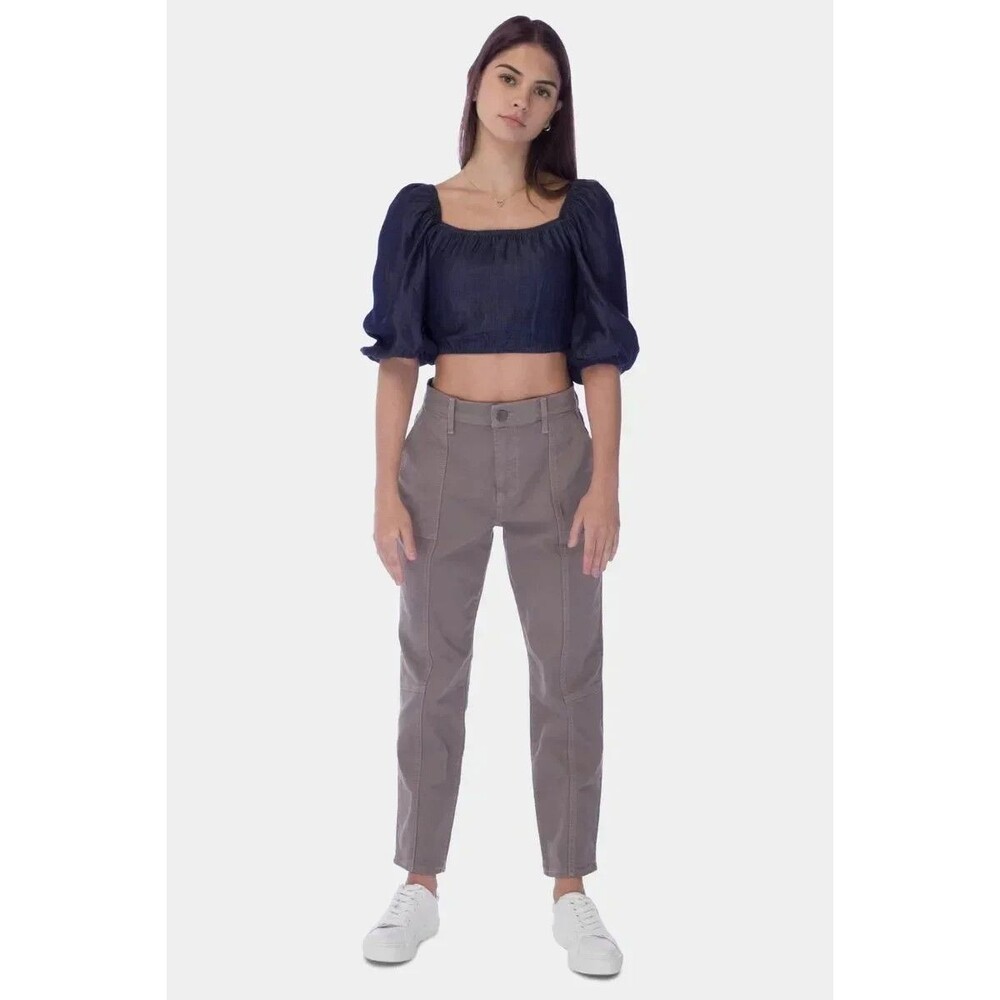 MEME Women's Olive Slouchy Trousers – USA Size 10